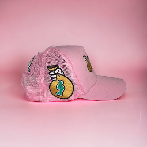 Hustlerz Diligence Pink Hat